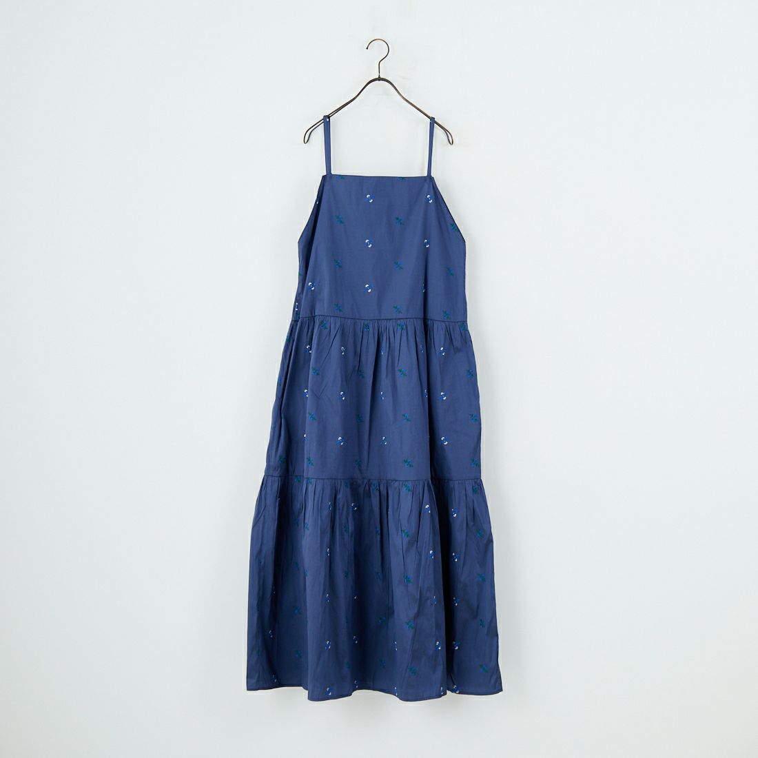 ne Quittez pas [ヌキテパ] フラワー刺繍キャミドレス [010552FL3] 79 NAVY