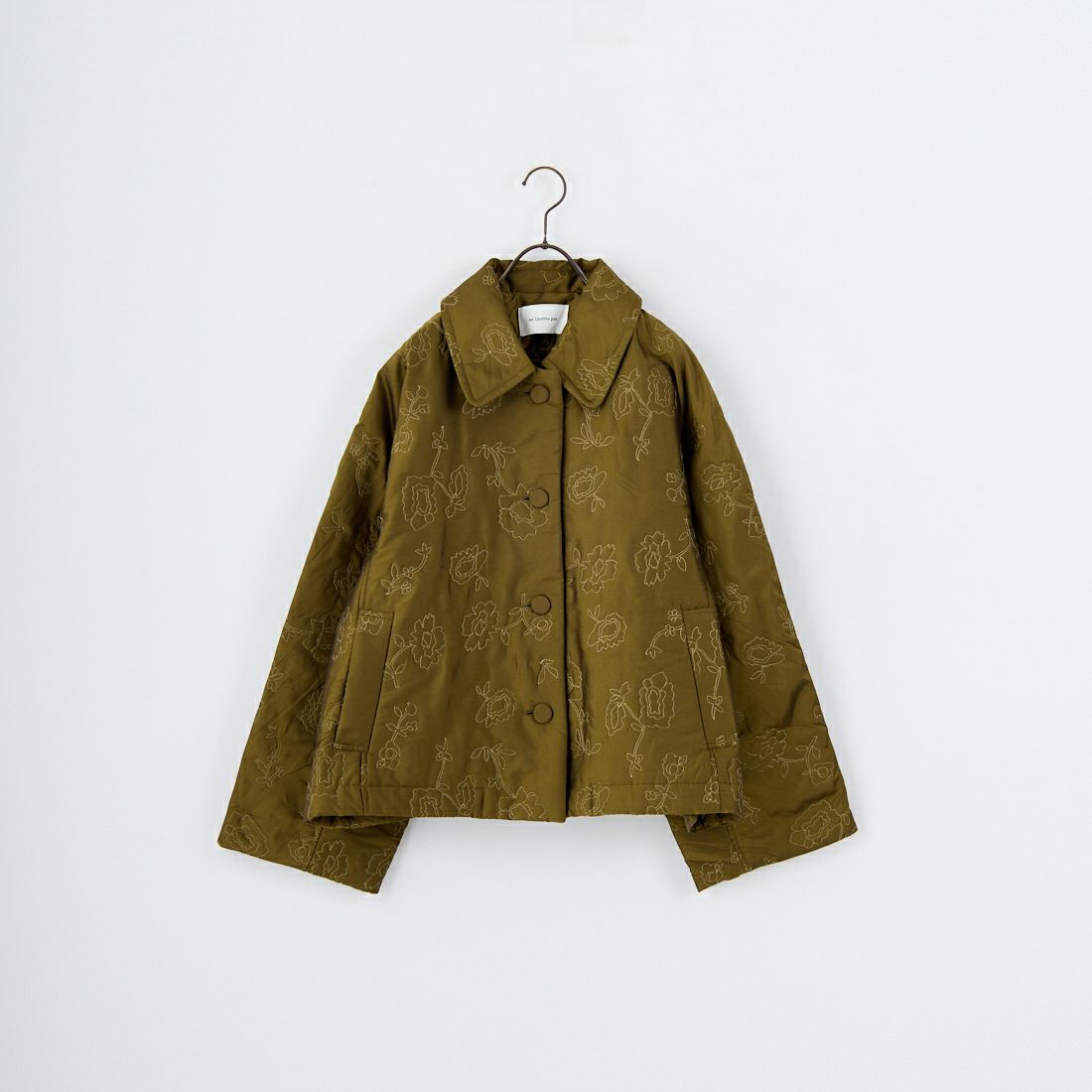 ヌキテパ⭐︎キルティングコート ne Quittez pas [ヌキテパ] フラワー刺繍キルティングジャケット