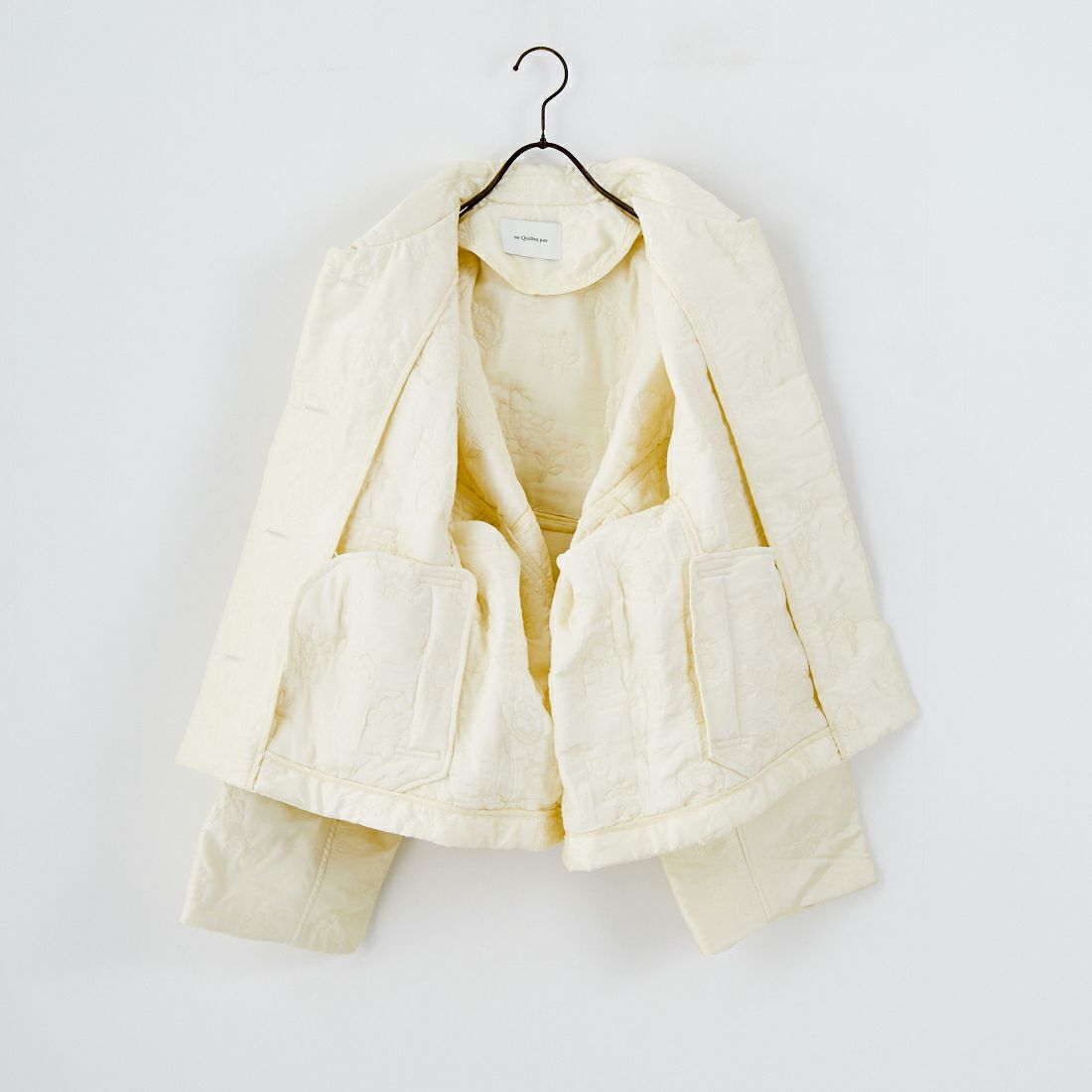 ne Quittez pas [ヌキテパ] フラワー刺繍キルティングジャケット [010952FF3] 03 IVORY