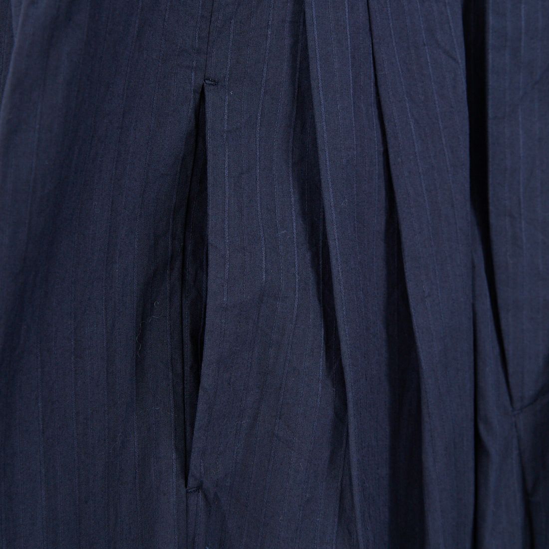 ne Quittez pas [ヌキテパ] ポプリンドビーストライプオールインワン [010852FD2] 79 NAVY