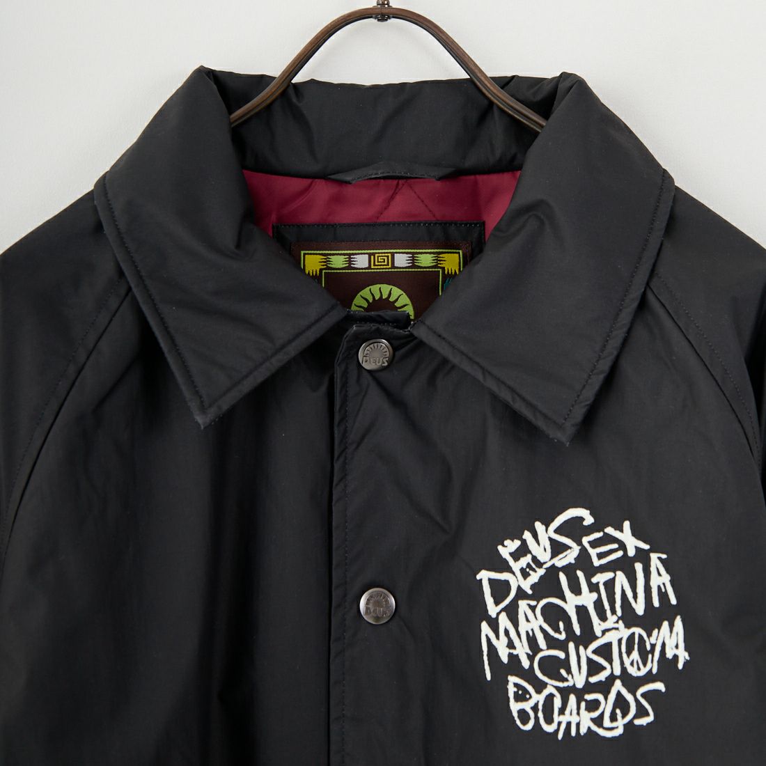 DEUS EX MACHINA デウスエクスマキナ コーチジャケット 黒 S DEUS EX MACHINA デウスエクスマキナ コーチジャケット デウス