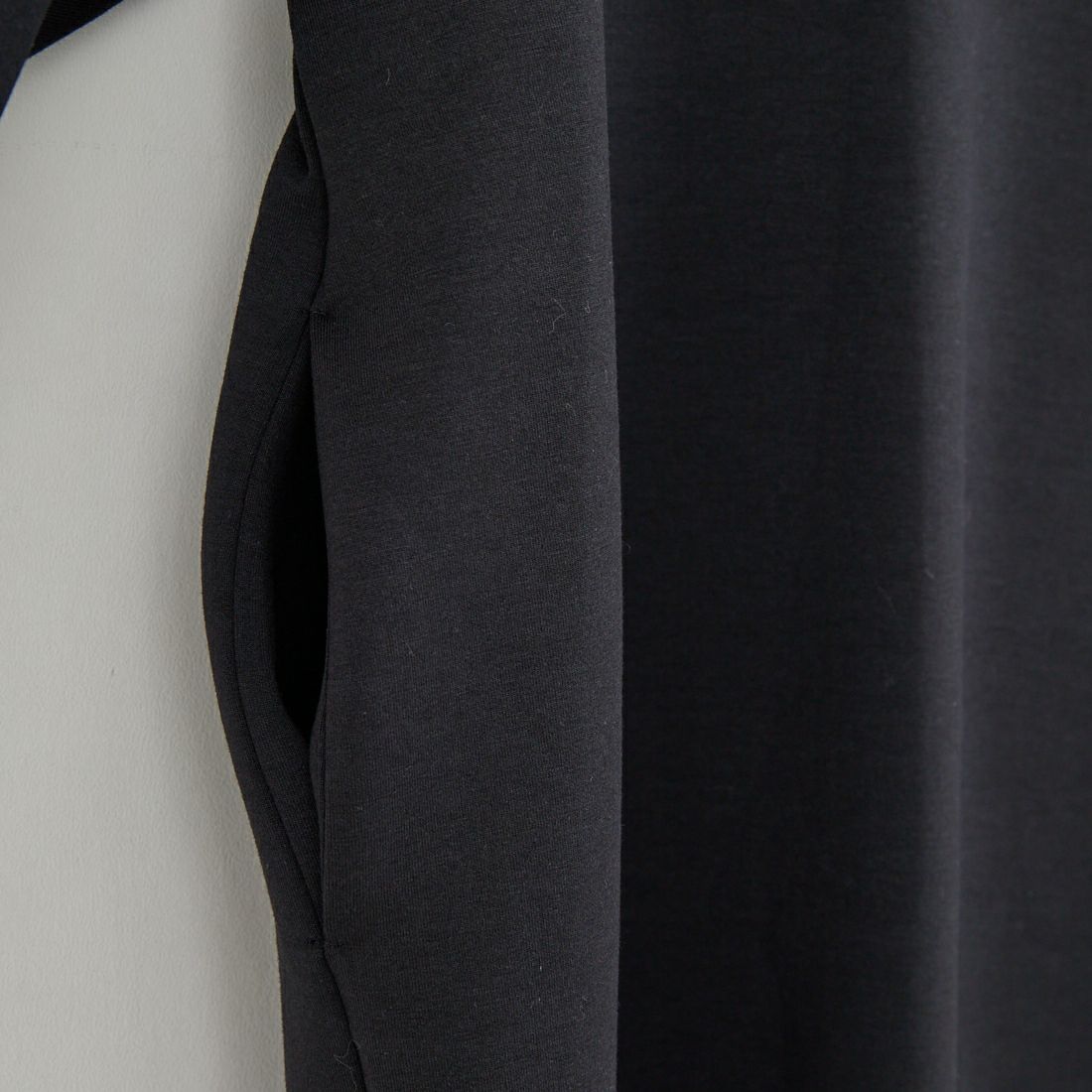 CLOCHE [クロシェ] ロングリブダンボールワンピース [55085029] ﾌﾞﾗｯｸ