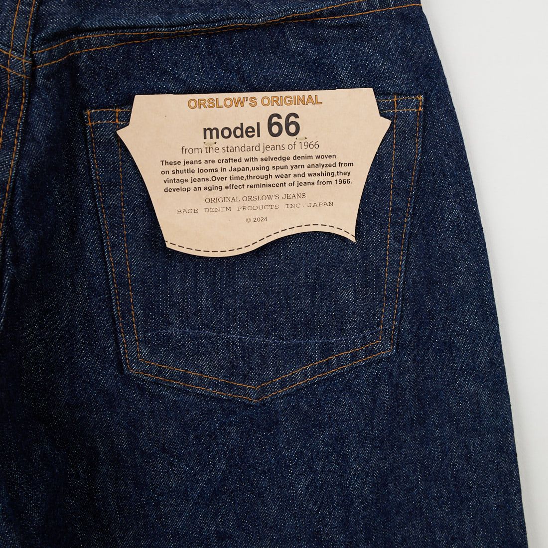 orSlow [オアスロウ] 66モデル スタンダードデニムパンツ [01-1056] 81 ONE WAS