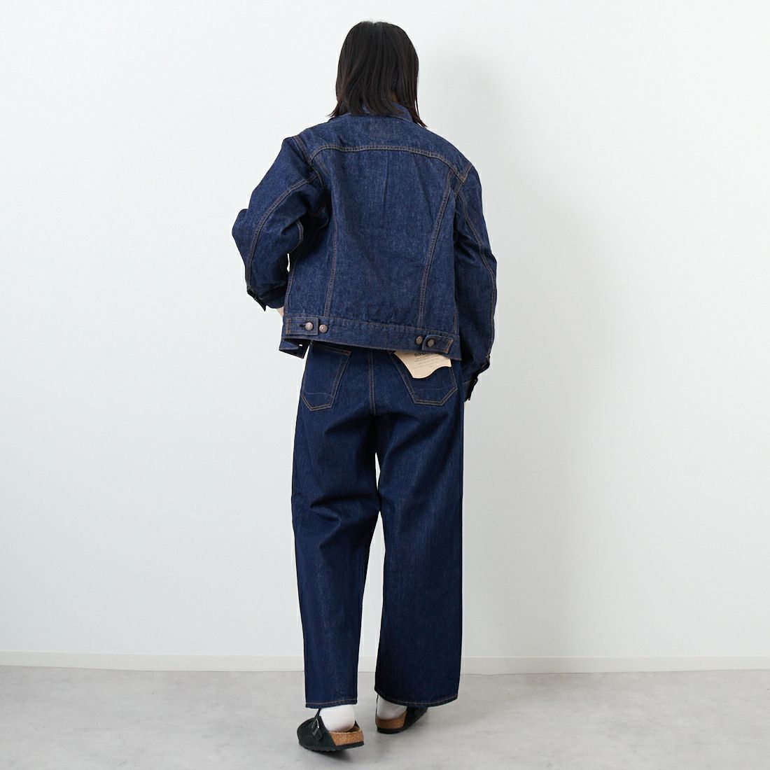 orSlow [オアスロウ] TYPE3 1960S デニムジャケット [01-6005] 81 ONEWASH &&モデル身長：162cm 着用サイズ：0&&