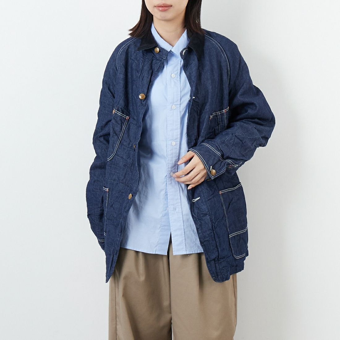81 ONEWASH&&モデル身長：162cm 着用サイズ：1&&