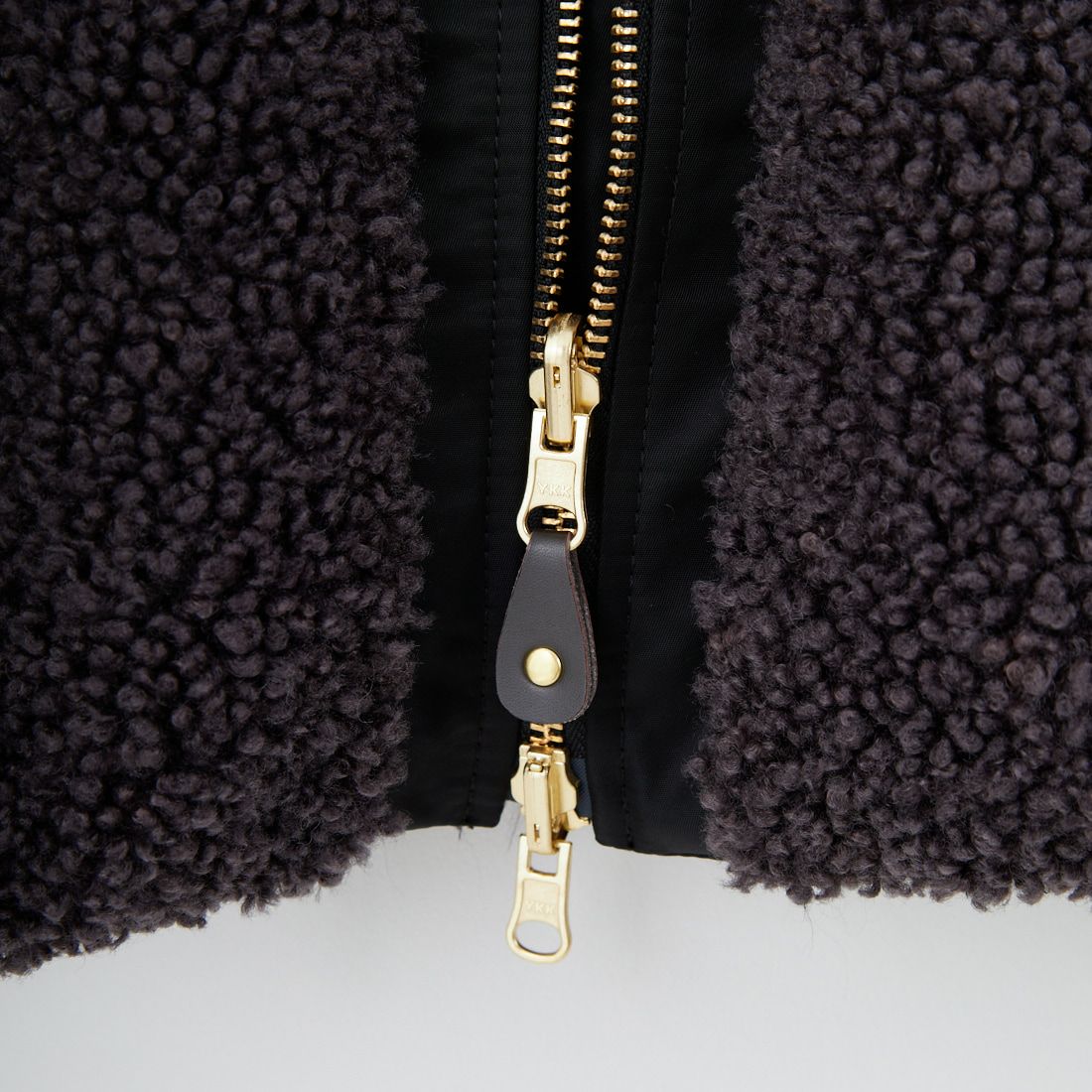 STELLA CIFFON [ステラシフォン] スーパーテディファー リバーシブルベスト [ST3-26102] 82 CHARCOA