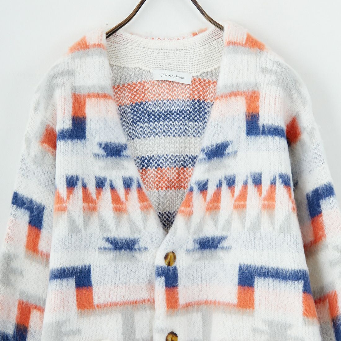 Jf Ready Made [ジェイエフレディメイド] バルキージャガードカーディガン [254AN2CD022JF] WHT