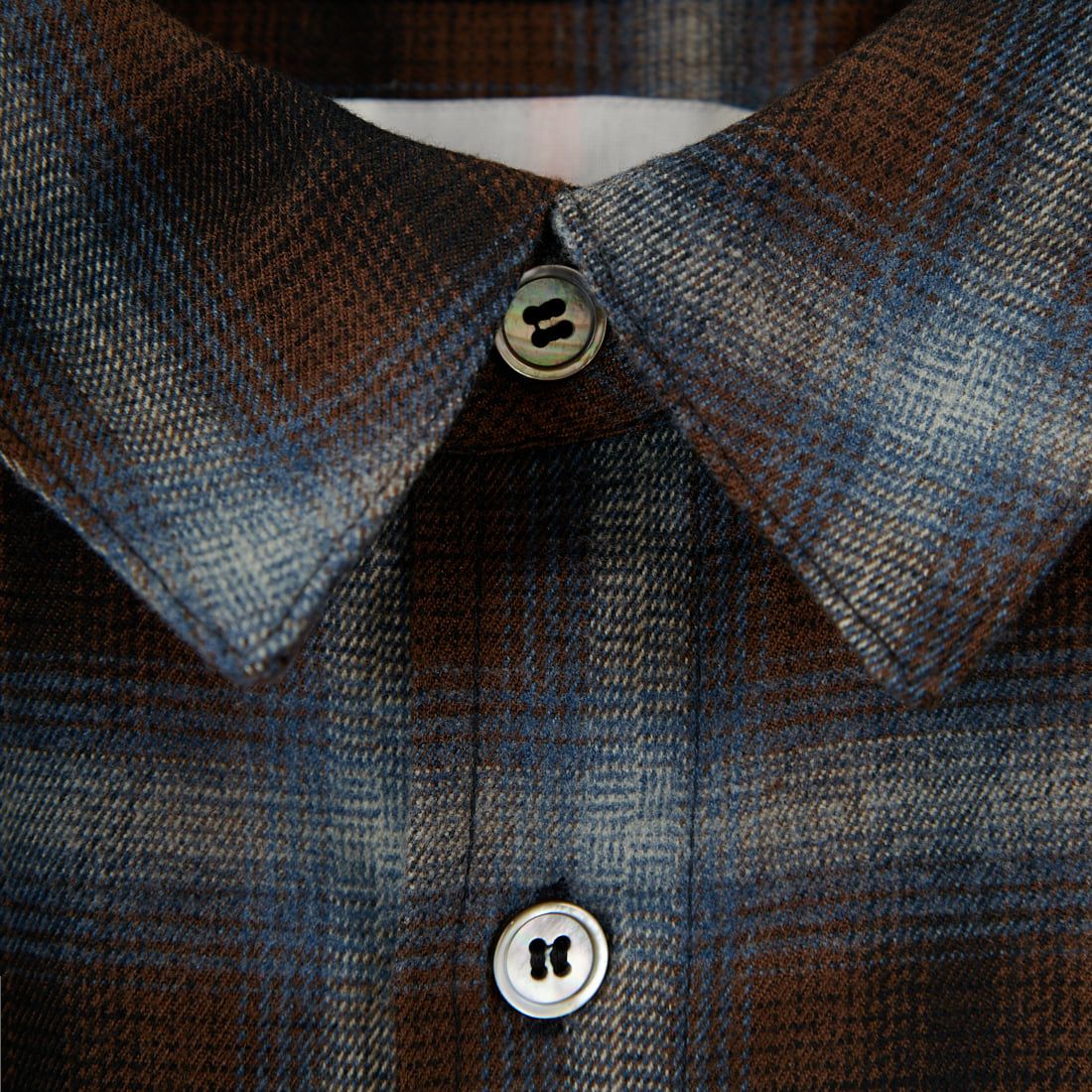 HELLO CALIF [ハローカリフ] オンブレチェックシャツ [TH-3918] BLUE