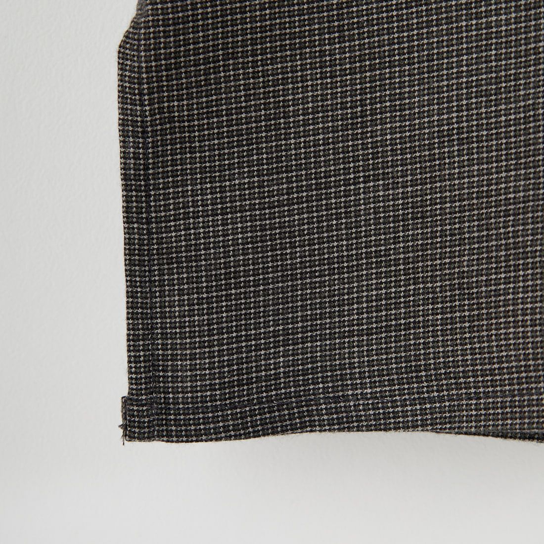 MANUAL ALPHABET [マニュアルアルファベット] ブラッシュドミニチェックシャツ [MA-S-805] BLACK