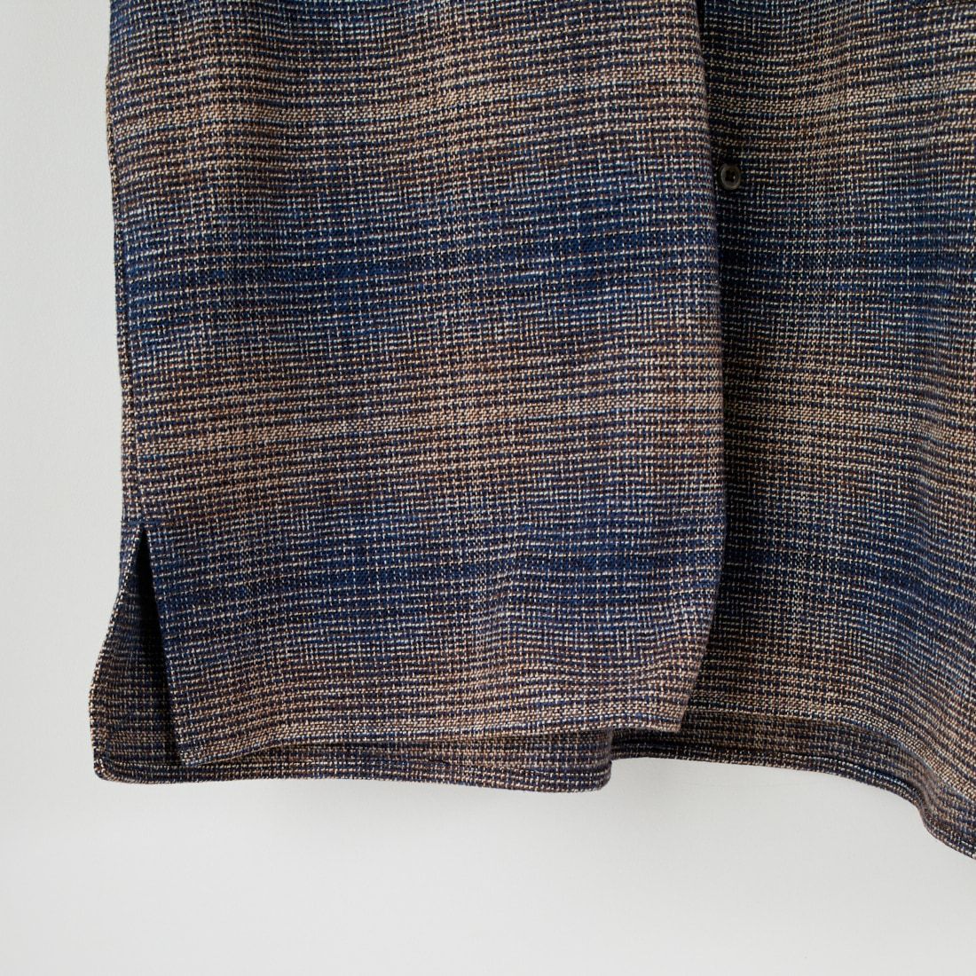 MANUAL ALPHABET [マニュアルアルファベット] チェックフランネルパッチシャツ [MA-S-808] NAVY