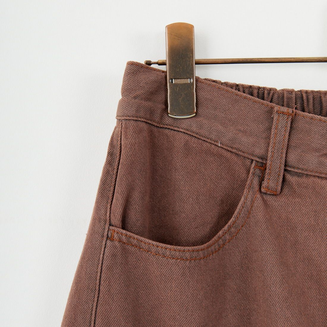 Kelen [ケレン] カーブデザインカラーデニムパンツ [LKL25FPT2112] BROWN