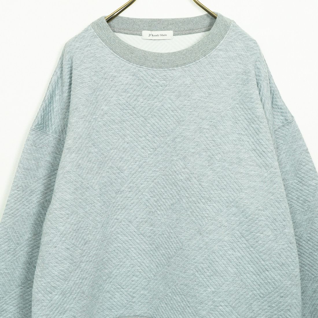 Jf Ready Made [ジェイエフレディメイド] カットキルトプルオーバー [3106106] 821 ﾓｸｸﾞﾚｰ