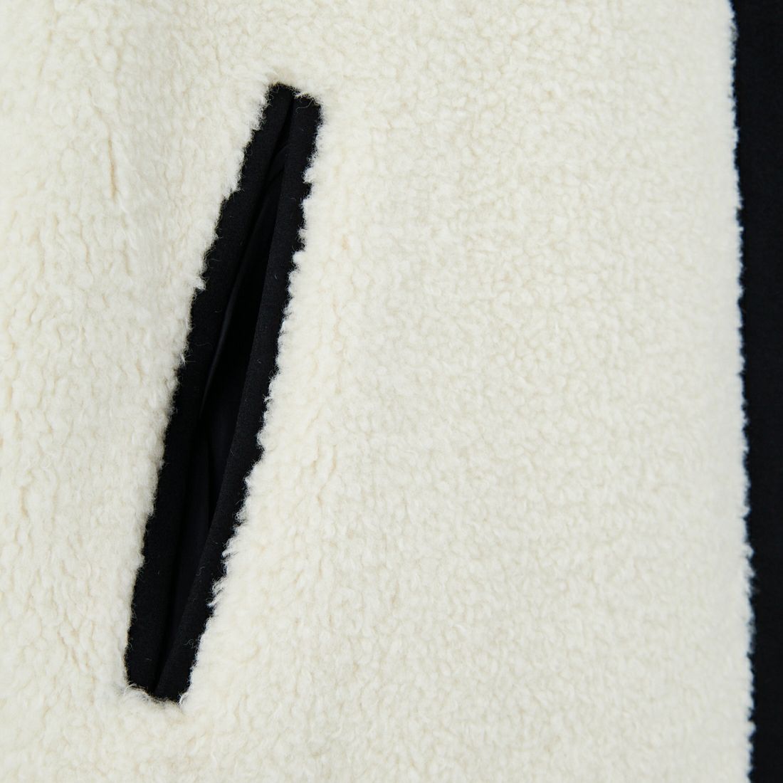 Jeans Factory Clothes [ジーンズファクトリークローズ] サイドファスナー リバーシブルボアベスト [157217] 01 ｵﾌﾎﾜｲﾄ