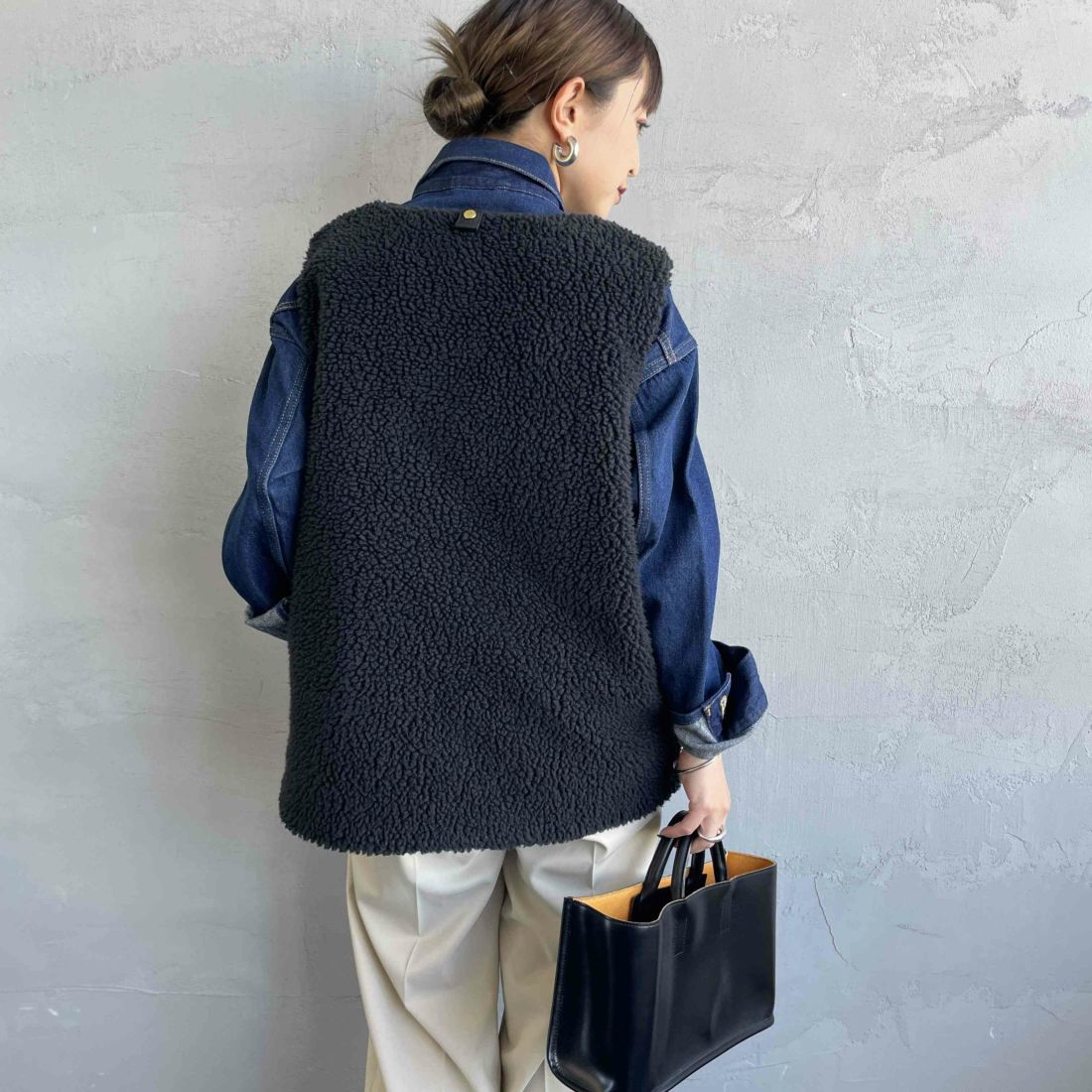 Barbour [バブアー] Dulsie ボアライナーベスト [LLI0016] BLACK/CLAS