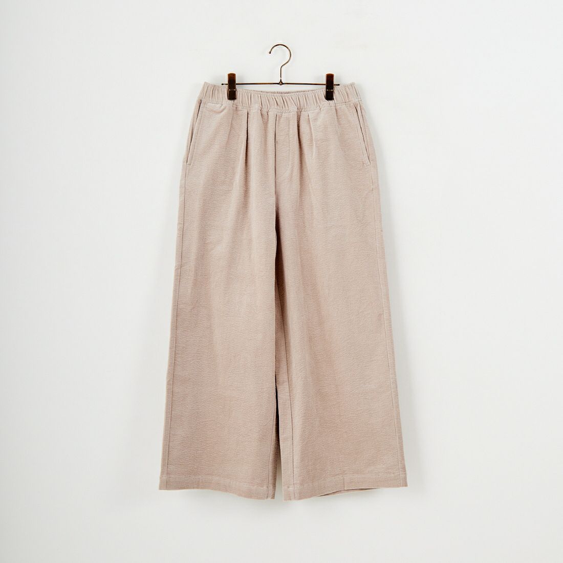 maison de soil [メゾンドソイル] コーデュロイ イージーワイドパンツ