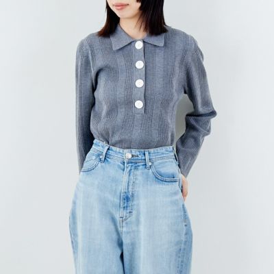 13 GRAY&&モデル身長：162cm 着用サイズ：F&&