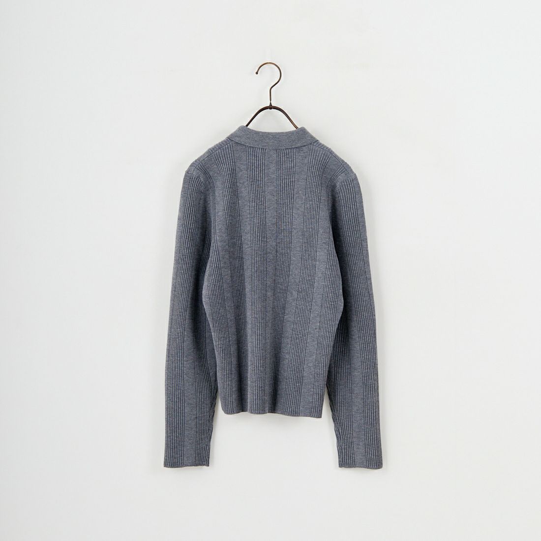 TORRAZZO DONNA [トラッゾドンナ] リブニットポロシャツ [6262-462] 13 GRAY