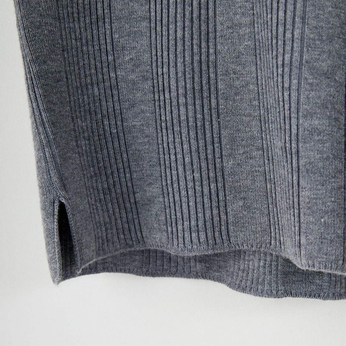 TORRAZZO DONNA [トラッゾドンナ] リブニットポロシャツ [6262-462] 13 GRAY