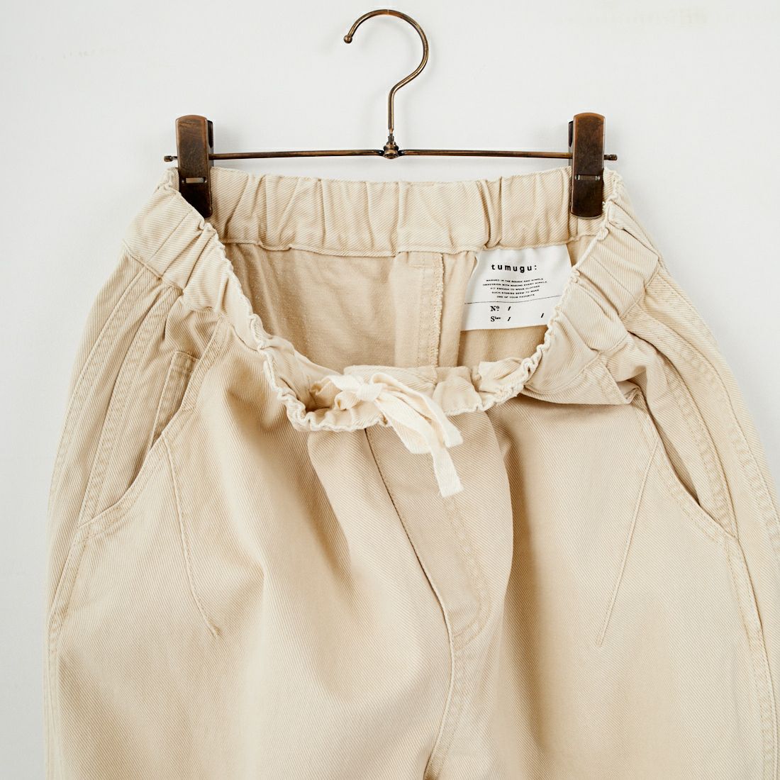tumugu: [ツムグ] コットンツイルパンツ [TB25304] 06 KINARI