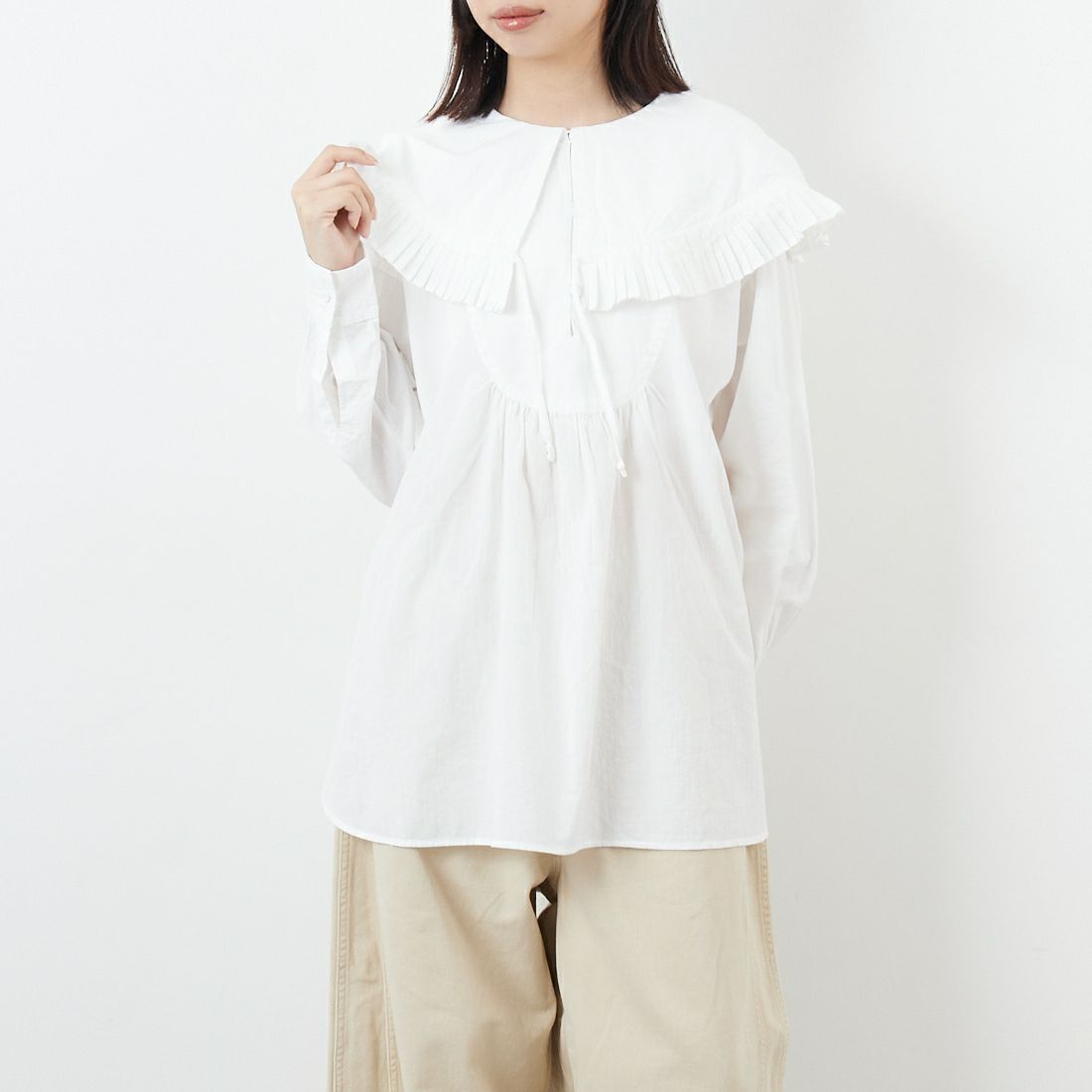 02 OFF&&モデル身長：162cm 着用サイズ：F&&