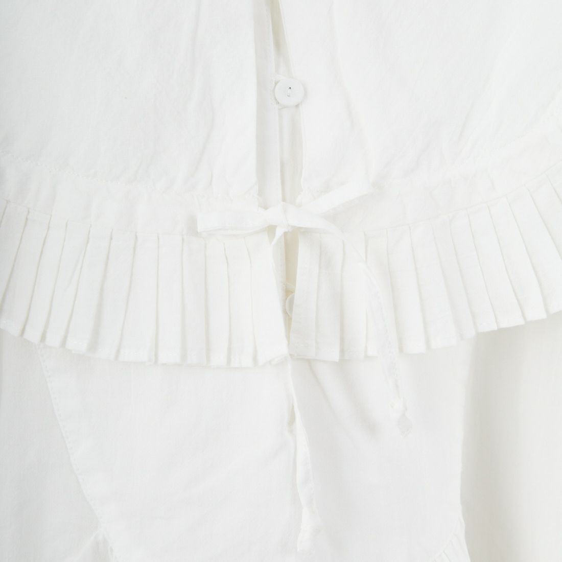 tumugu: [ツムグ] ふわふわコットン フリルフードプルオーバー [TB25302] 02 OFF