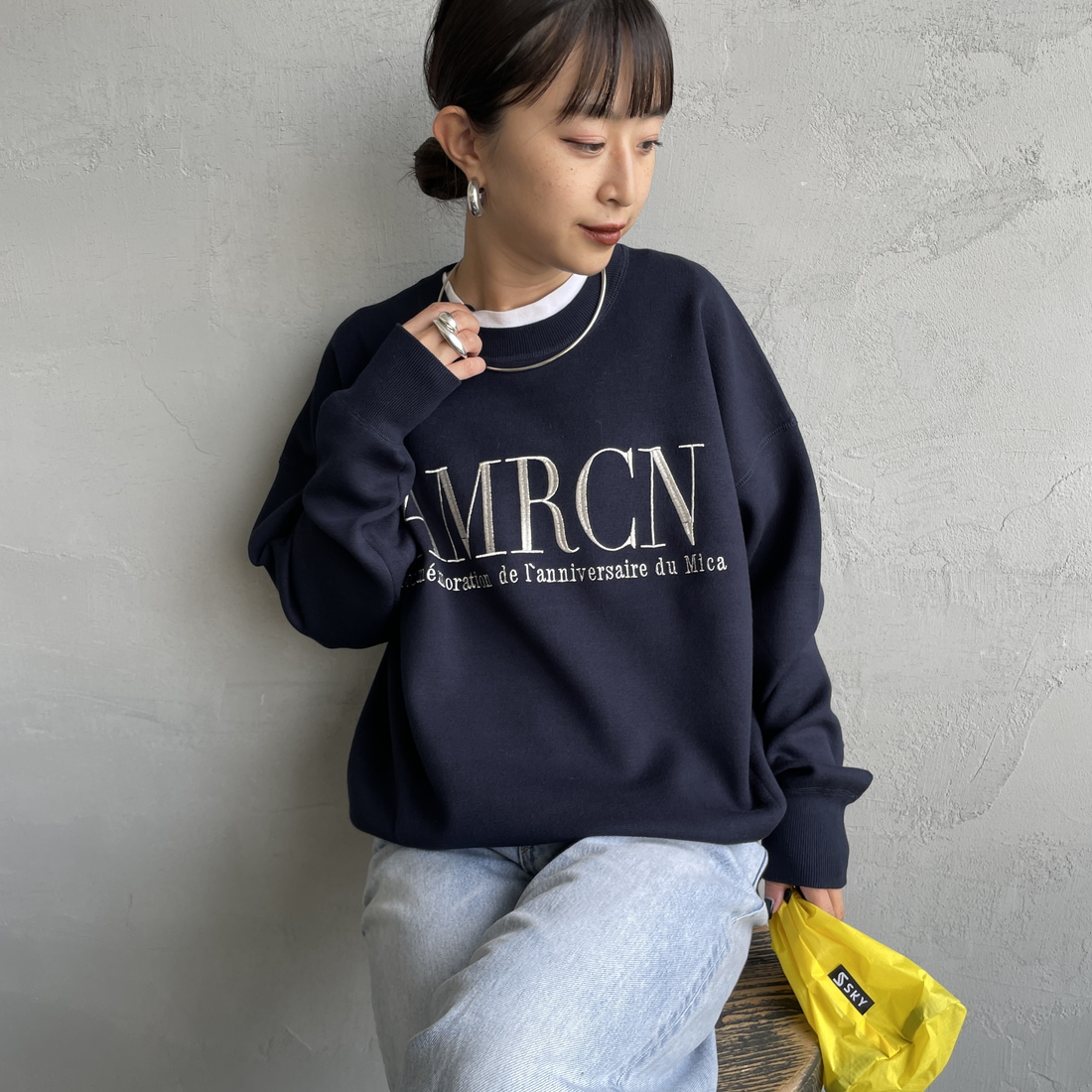 NAVY&&モデル身長：150cm 着用サイズ：F&&