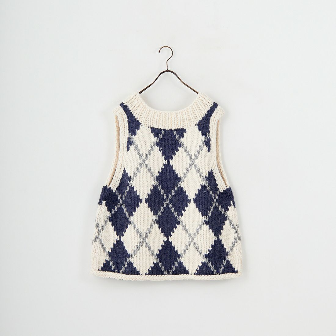 TORRAZZO DONNA [トラッゾドンナ] ハンドニットカウチンベスト [6262-468] 06 O.WHITE