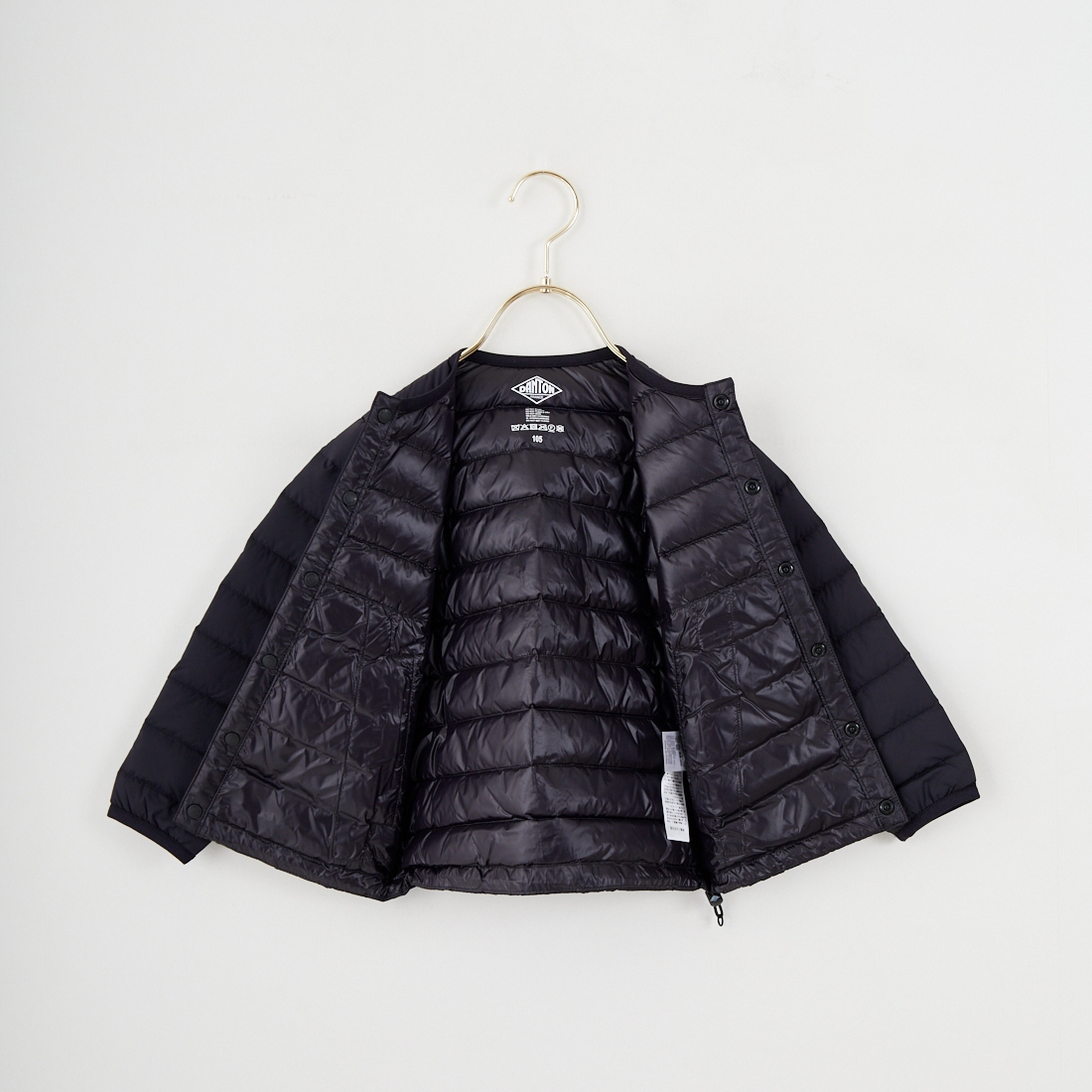 DANTON [ダントン] キッズ インナーダウン ジャケット [DT-A0047RRT] BLACK
