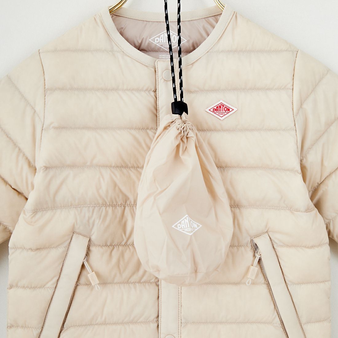 DANTON [ダントン] キッズ インナーダウン ジャケット [DT-A0047RRT] OYSTER WHT