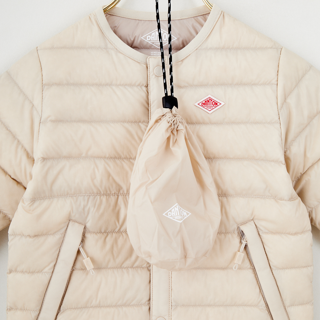 DANTON [ダントン] キッズ インナーダウン ジャケット [DT-A0047RRT] OYSTER WHT