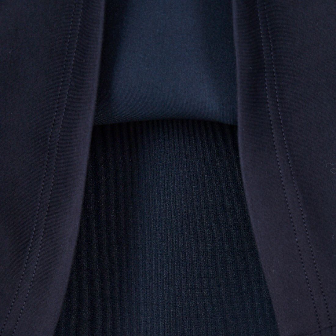 +phenix [プラスフェニックス] 別注 ダンボールニット サイドジップクルーネックスウェット [POO-25082IN-JF] NAVY