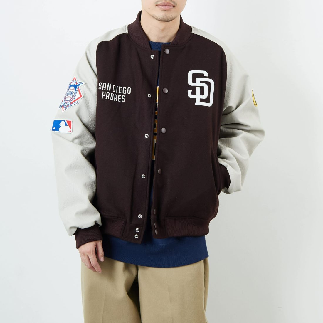 BROWN SD&&モデル身長：168cm 着用サイズ：L&&