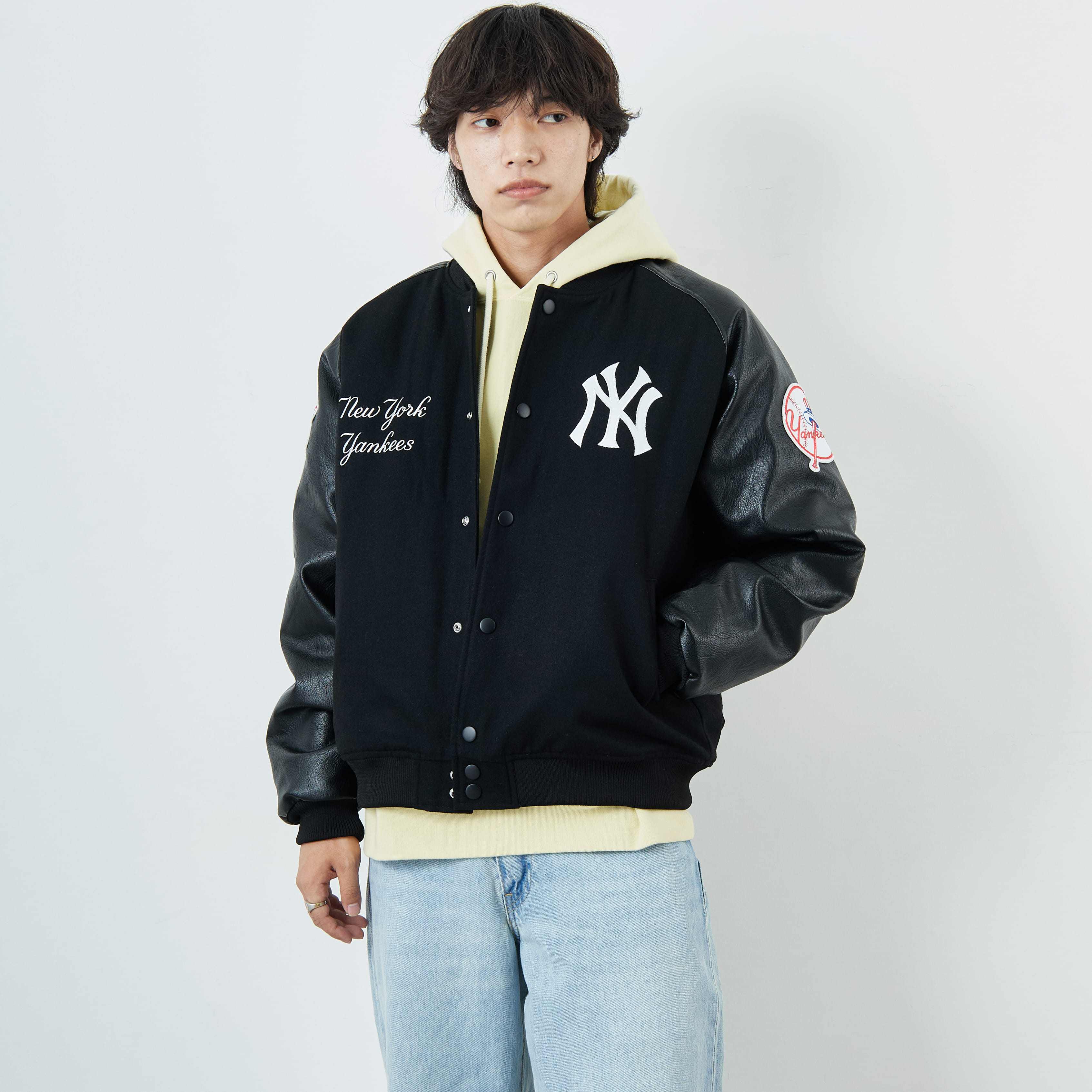 BLACK NY&&モデル身長：179cm 着用サイズ：L&&