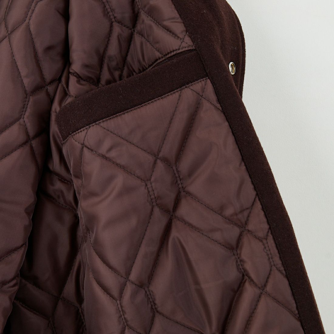 Fanatics [ファナティクス] 別注 MLBロゴワッペン メルトンスタジャン [ML2325FW0007-JF] BROWN SD