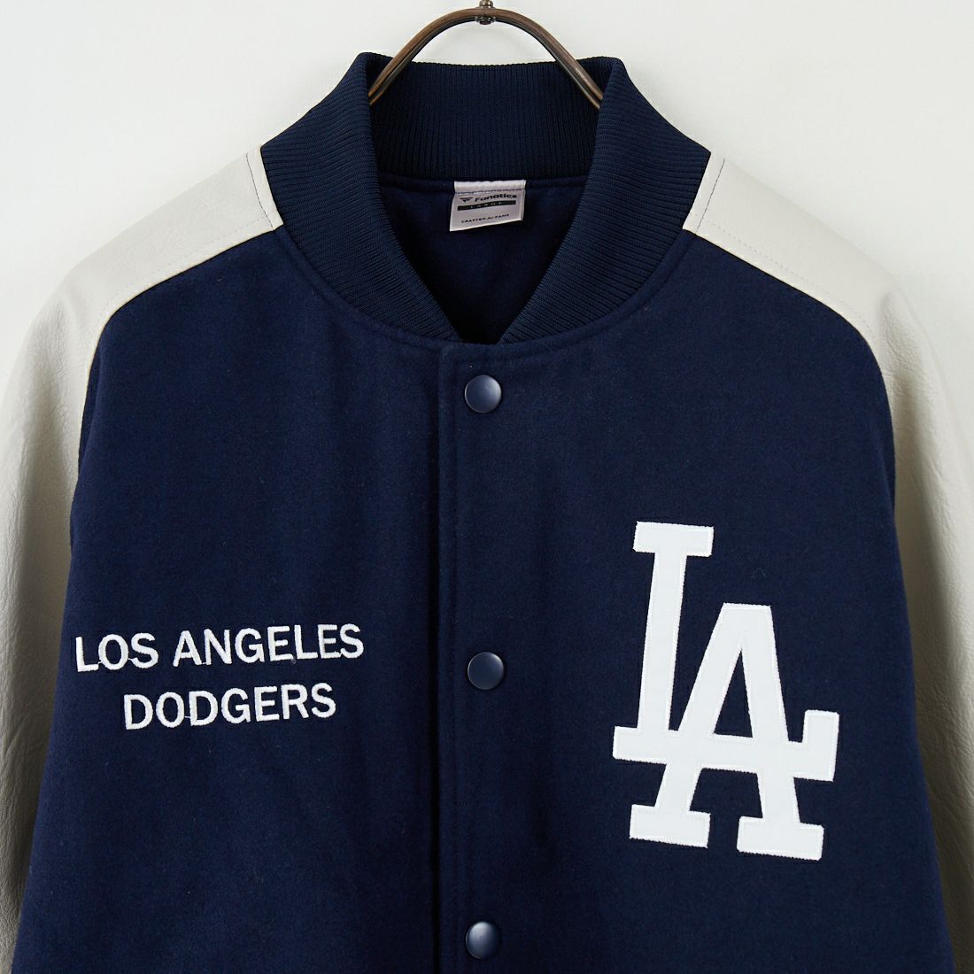 Fanatics [ファナティクス] 別注 MLBロゴワッペン メルトンスタジャン [ML2325FW0007-JF] NAVY LA
