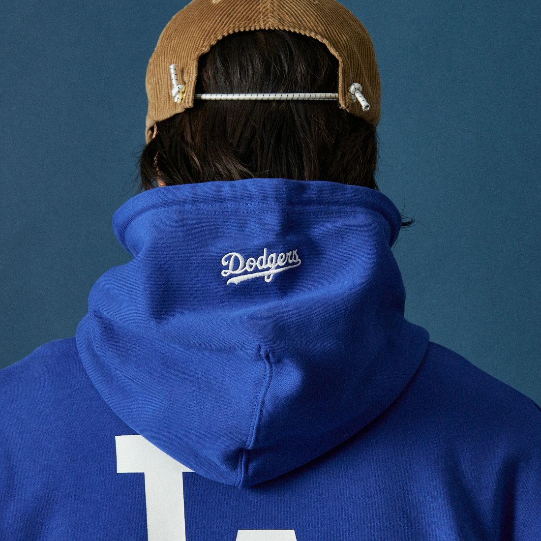 Fanatics [ファナティクス] 別注 MLBロゴ バックプリント スウェットパーカー [ML0625FW0006-JF] ROYAL LA