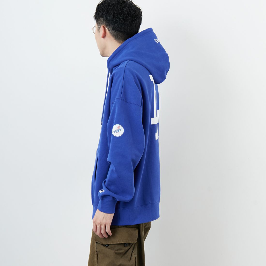 Fanatics [ファナティクス] 別注 MLBロゴ バックプリント スウェットパーカー [ML0625FW0006-JF] CHR NY