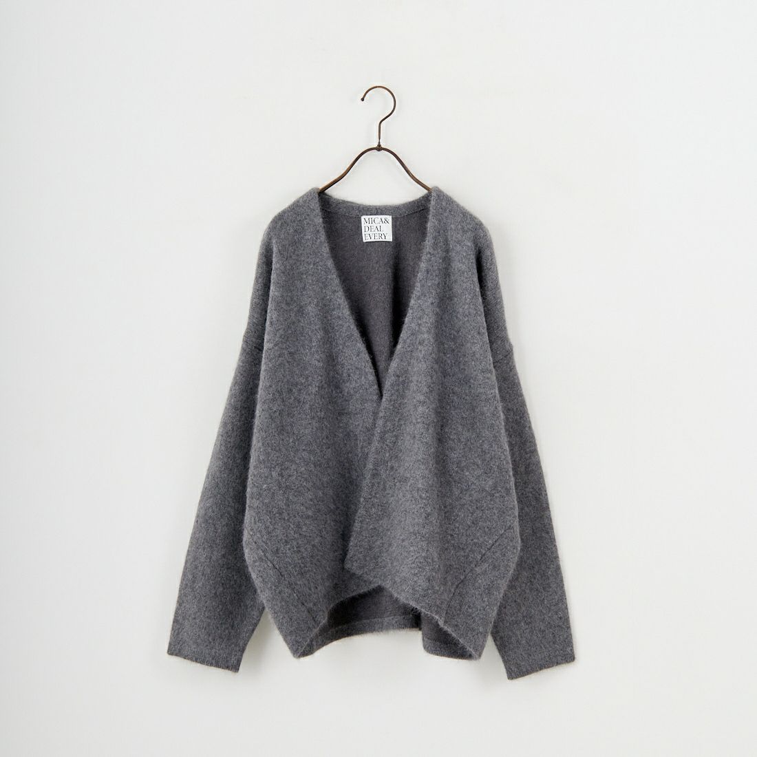 MICA&DEAL [マイカアンドディール] ラクーンデュアルカーディガン [0125308249] GRAY