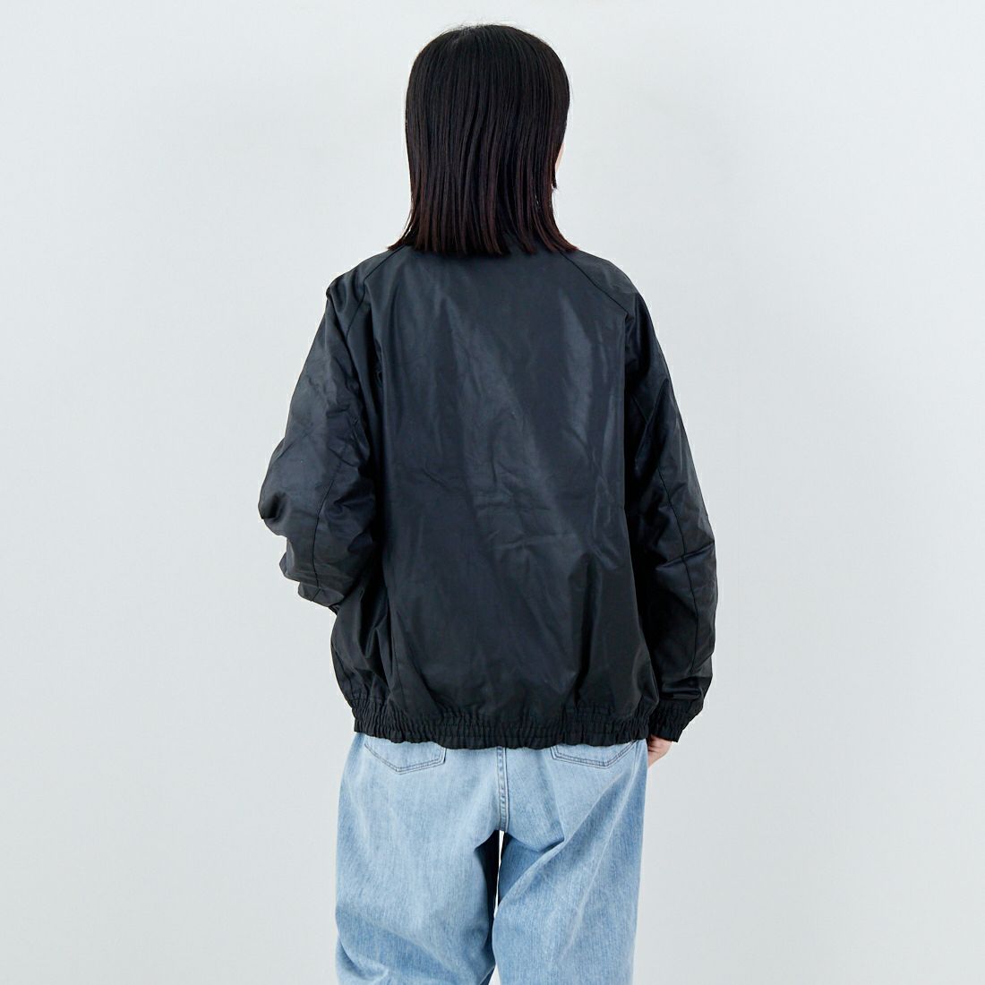 Barbour [バブアー] トランスポート スタンドカラーワックスブルゾン [MWX2497] BK11 &&モデル身長：162cm 着用サイズ：36&&