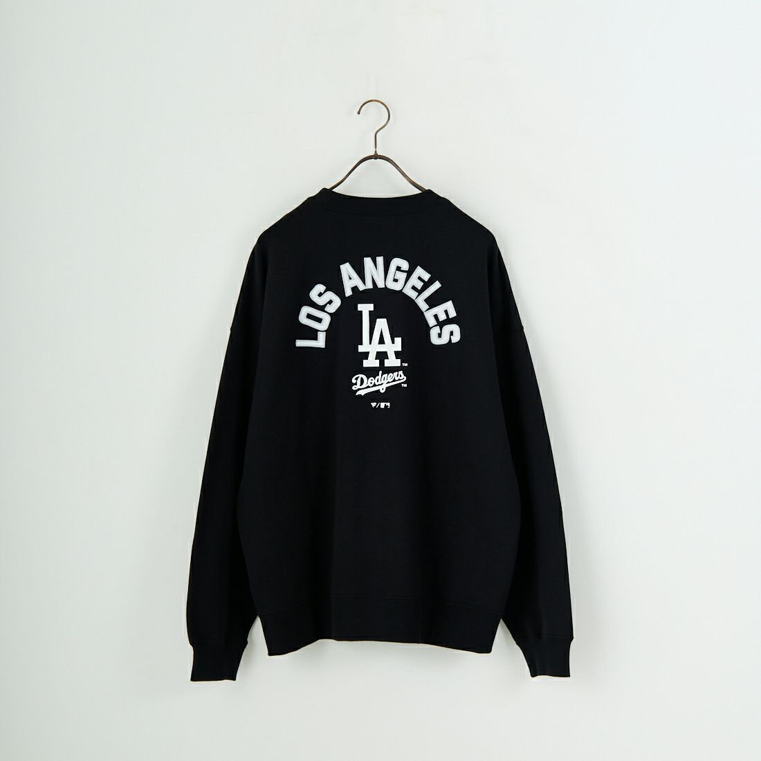 Fanatics [ファナティクス] 別注 MLBロゴ バックプリントスウェット [ML0525FW0004-JF] BLACK LA