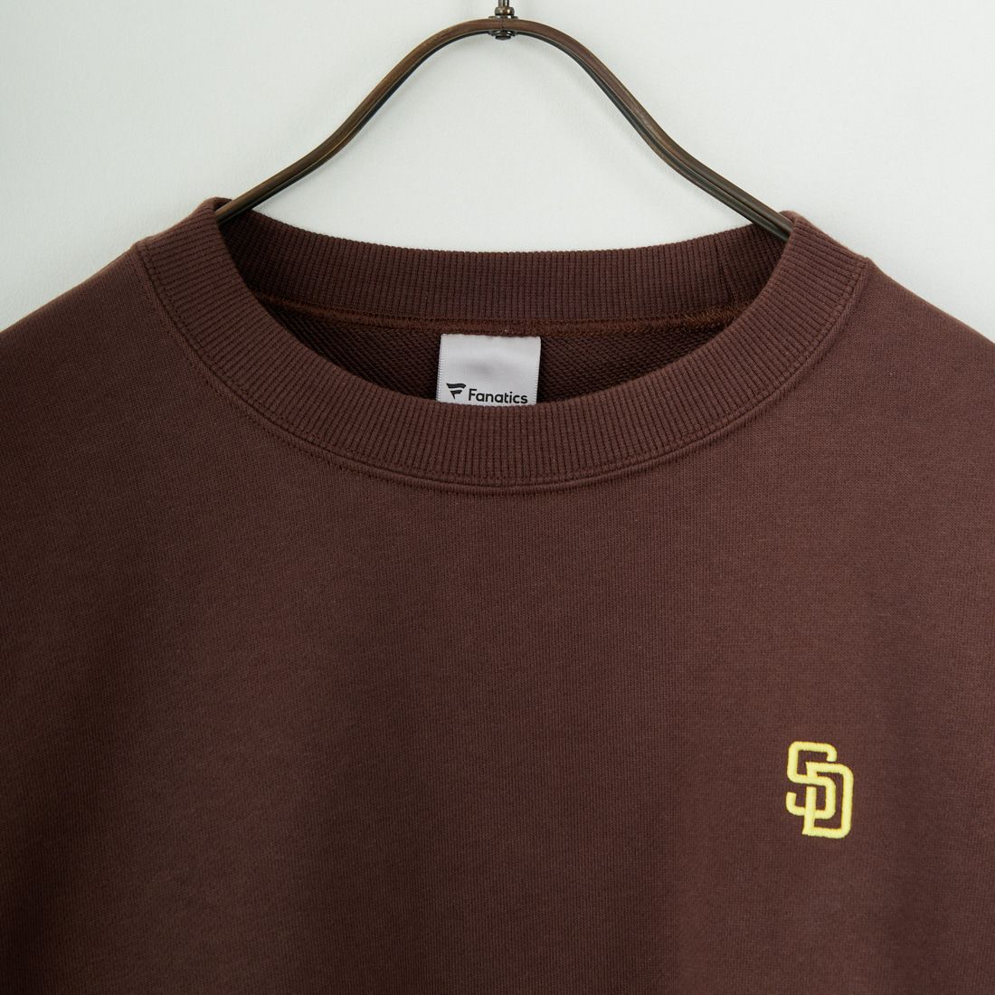 Fanatics [ファナティクス] 別注 MLBロゴ バックプリントスウェット [ML0525FW0004-JF] BROWN SD