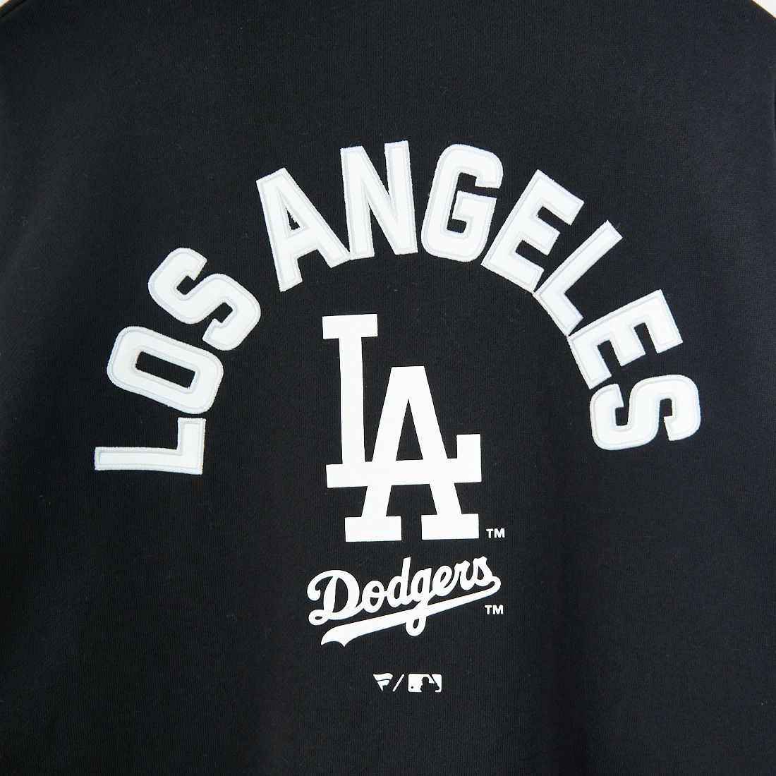 Fanatics [ファナティクス] 別注 MLBロゴ バックプリントスウェット [ML0525FW0004-JF] BLACK LA