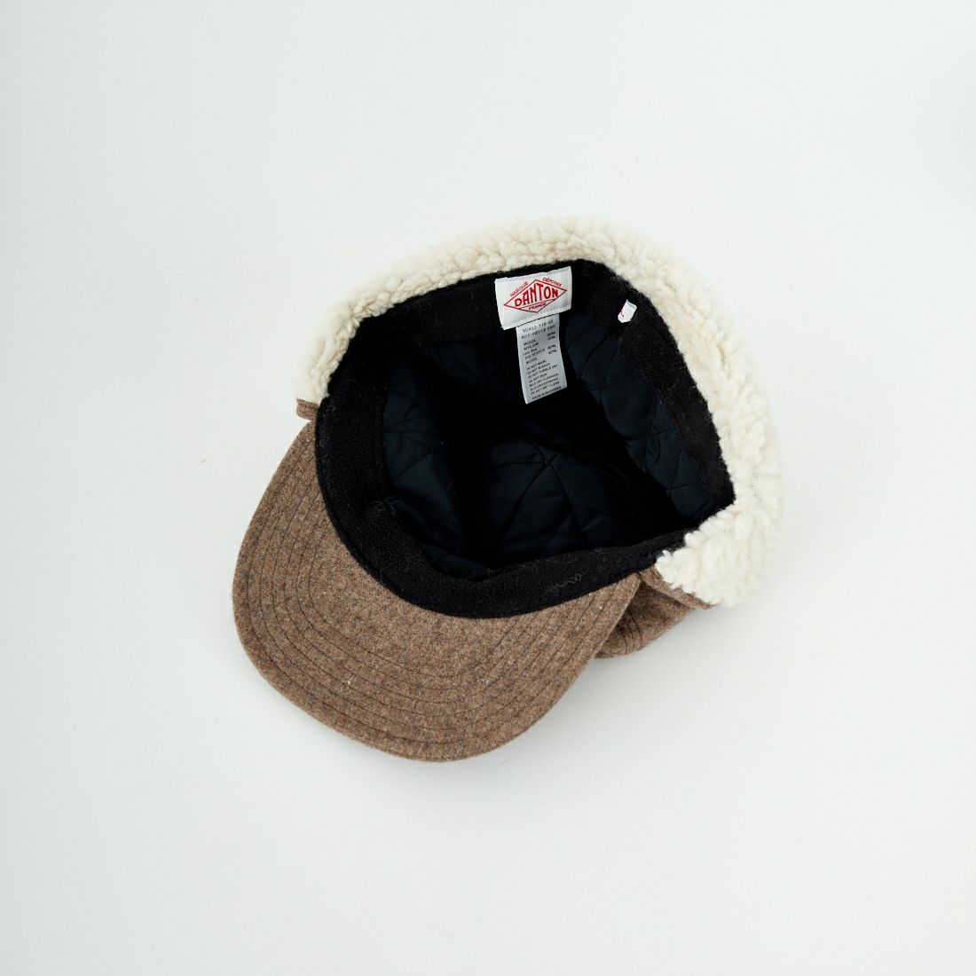 DANTON [ダントン] ボア 6パネルキャップ [DT-H0118EKE] BROWN