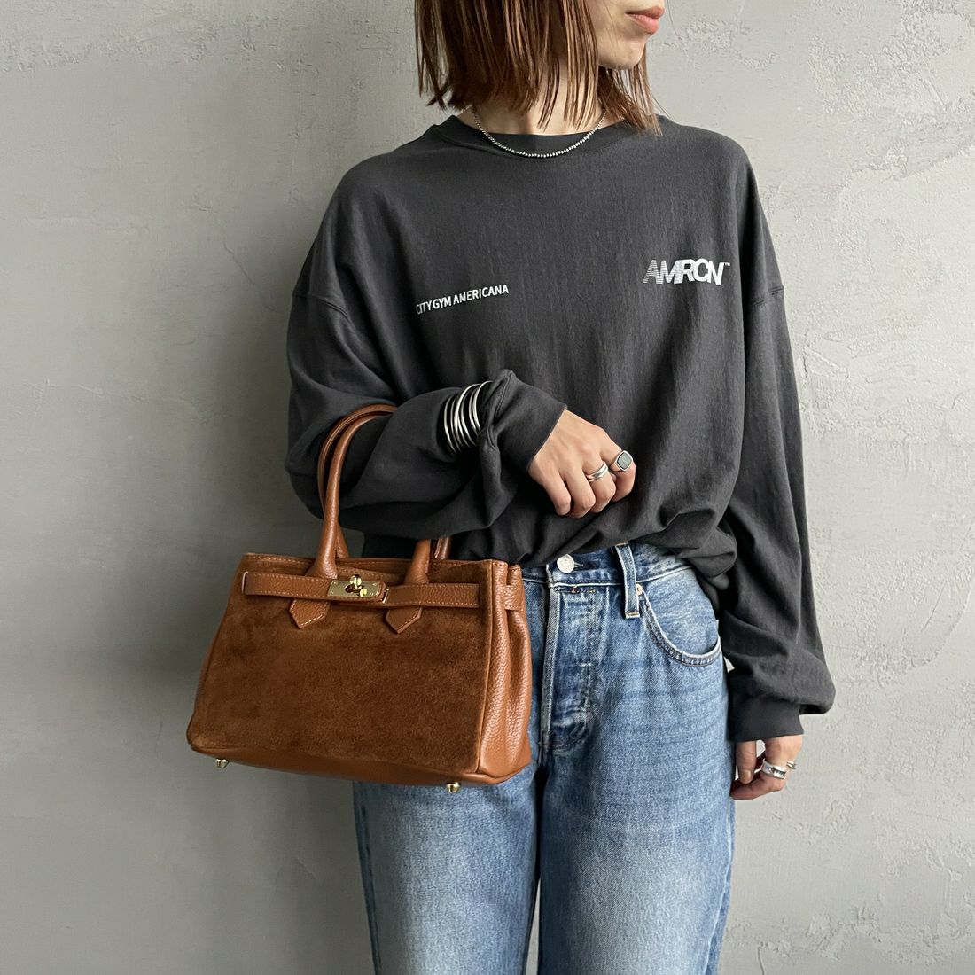 AULENTTI [オウレンティ] 2WAYレザーショルダーバッグ [ST-219MOD-DO] SC15/D17 C