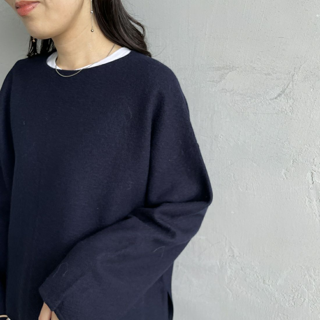 ORCIVAL [オーシバル] ウールプルオーバー [OR-D0128KKW] DK.NAVY