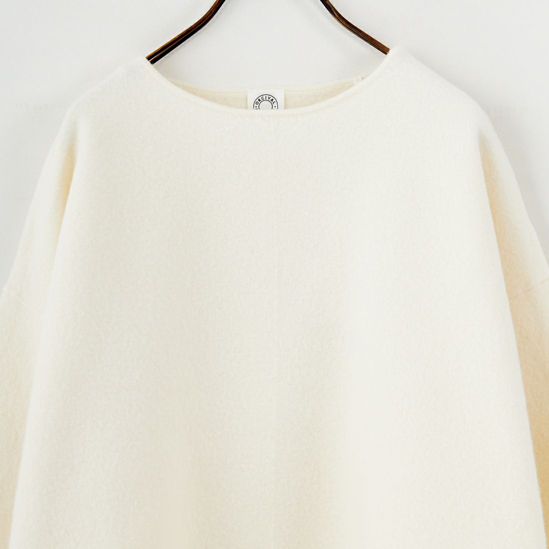 ORCIVAL [オーシバル] ウールプルオーバー [OR-D0128KKW] IVORY