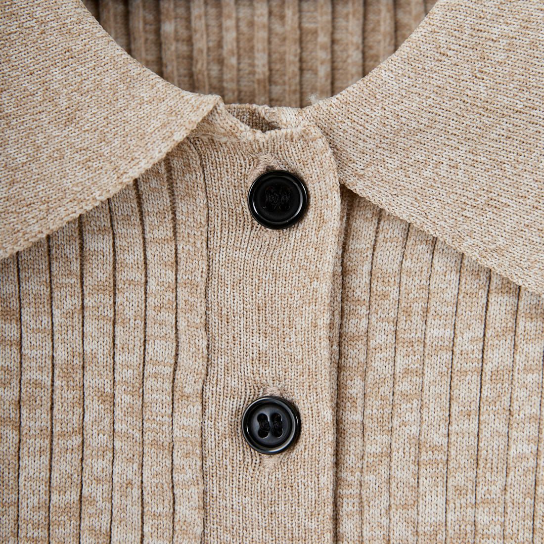 MICA&DEAL [マイカアンドディール] ポロニットカーディガン [0125308250] BEIGE