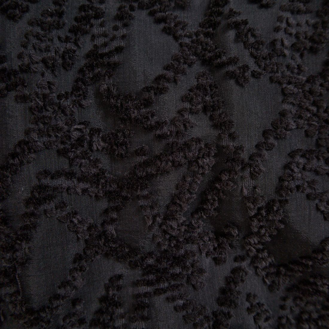 STELLA CIFFON [ステラシフォン] シアーカットジャガードスカート [ST3-26201B] 80 BLACK