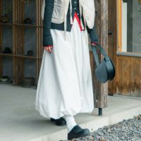 WHITE&&モデル身長：165cm 着用サイズ：F&&