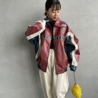 RED&&モデル身長：150cm 着用サイズ：S&&